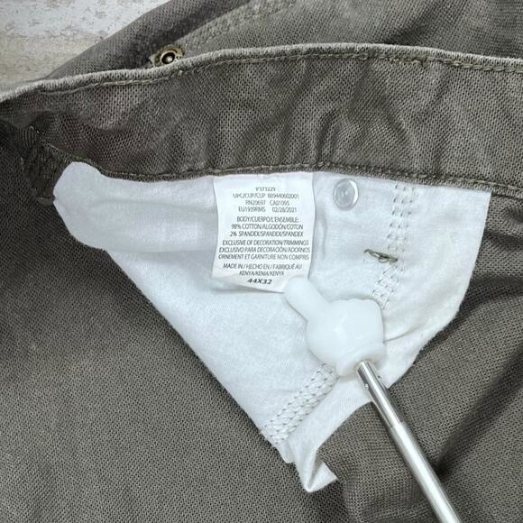 Vintage Dickies Carpenter Pants Olive Green Canvas Baggy Dungarees Painters 90s - Picture 4 of 4